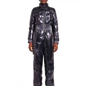 PERFECT MOMEMT Floe Ski Suit, Size M (US 6), Black